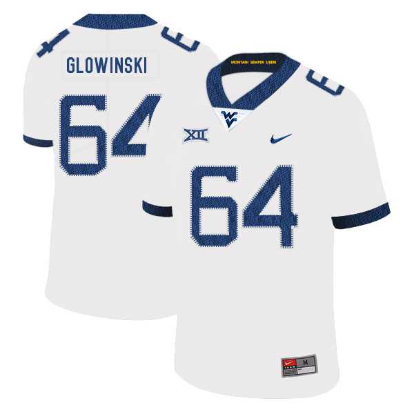 West Virginia Mountaineers 64 Mark Glowinski White College Football Jersey Dzhi,We sell and wholesale West Virginia Mountaineers 64 Mark Glowinski White College Football Jersey Dzhi on line form chian!